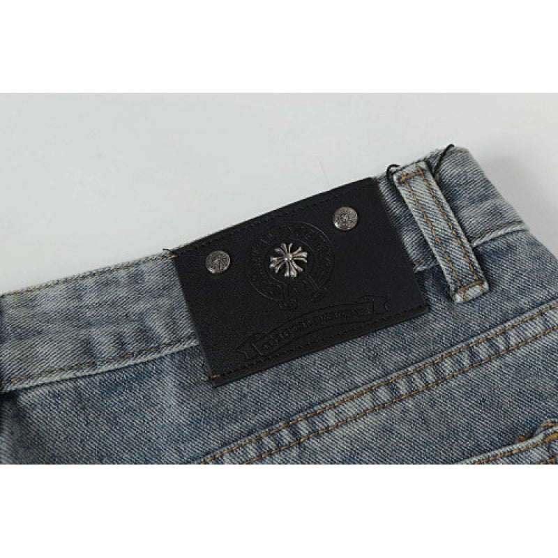 Chrome Hearts Jeans-N2802 Washed Blue – CHJ004
