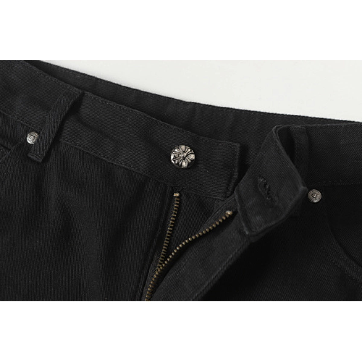 Chrome Hearts Jeans-N2803 Washed Black – CHJ003