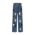 Chrome Hearts Jeans-N2804 Washed Blue – CHJ002