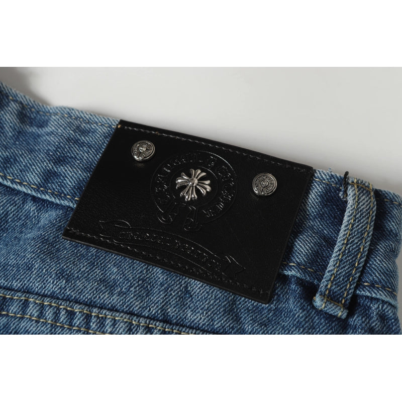 Chrome Hearts Jeans-N2804 Washed Blue – CHJ002