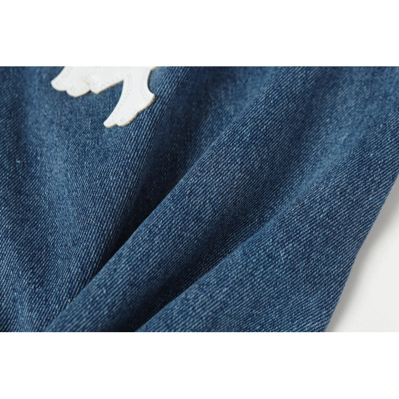 Chrome Hearts Jeans-N2804 Washed Blue – CHJ002