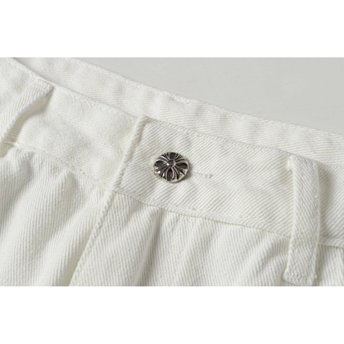Chrome Hearts Jeans-N2805 White – CHJ001