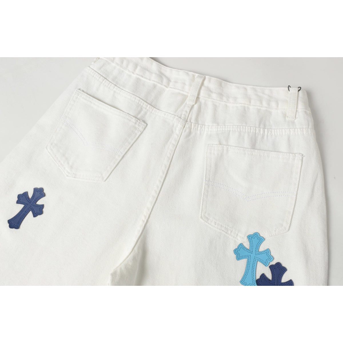 Chrome Hearts Jeans-N2805 White – CHJ001