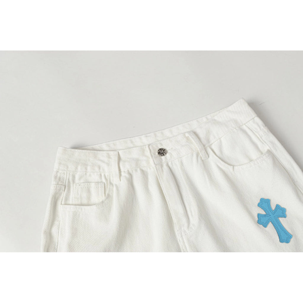 Chrome Hearts Jeans-N2805 White – CHJ001