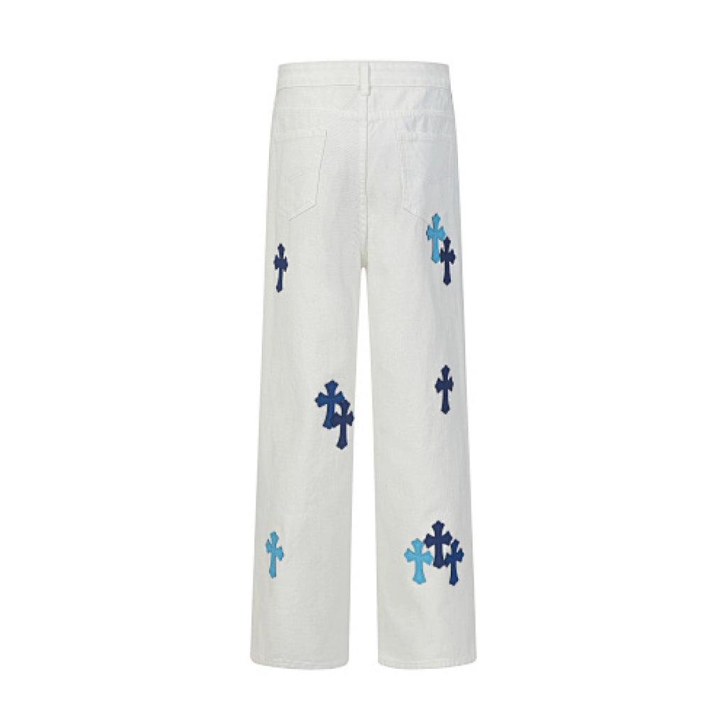 Chrome Hearts Jeans-N2805 White – CHJ001