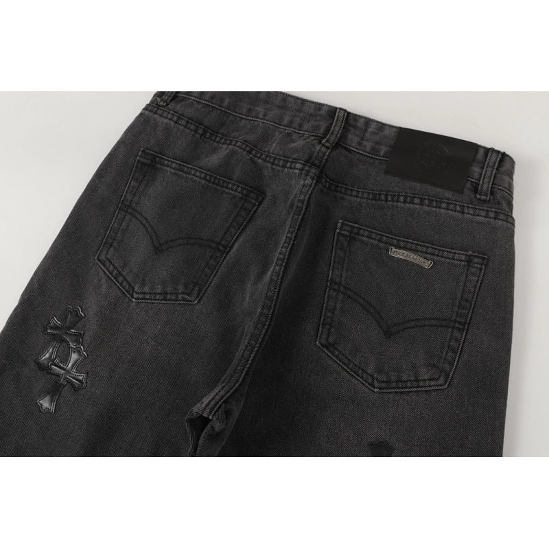 Chrome Hearts Jeans-N2806 Washed Black – CHJ009