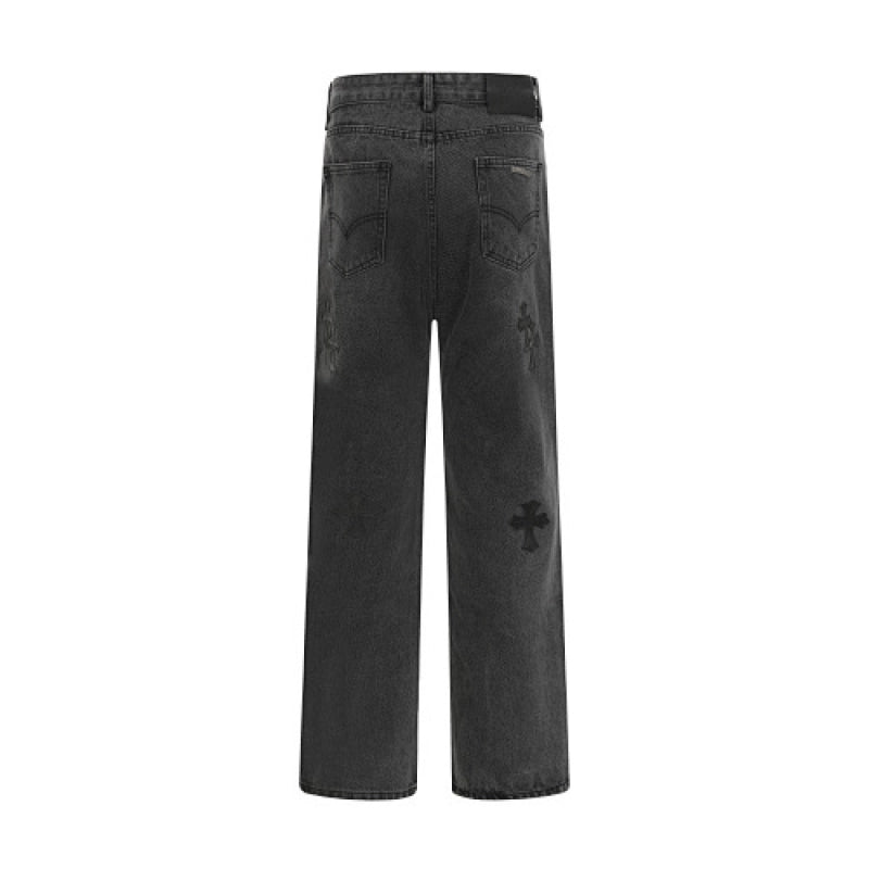 Chrome Hearts Jeans-N2806 Washed Black – CHJ009