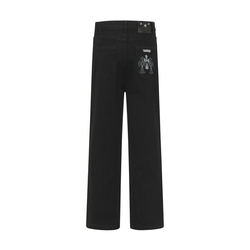 Chrome Hearts Jeans-N2808 Black – CHJ007