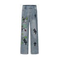Chrome Hearts Jeans-N2809 Washed Blue – CHJ028