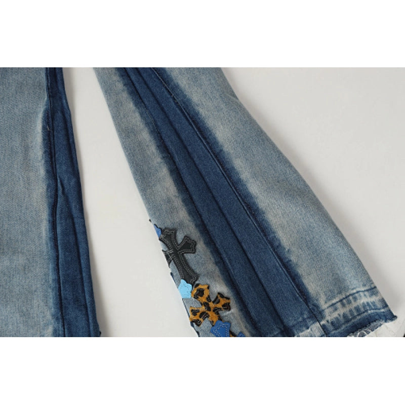 Chrome Hearts Jeans-N2810 Washed Blue – CHJ023