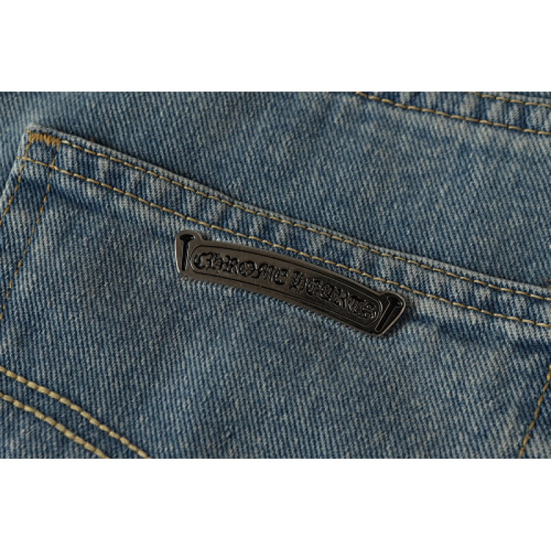 Chrome Hearts Jeans-N2810 Washed Blue – CHJ023