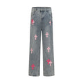 Chrome Hearts Jeans-N2811 Washed Blue – CHJ022