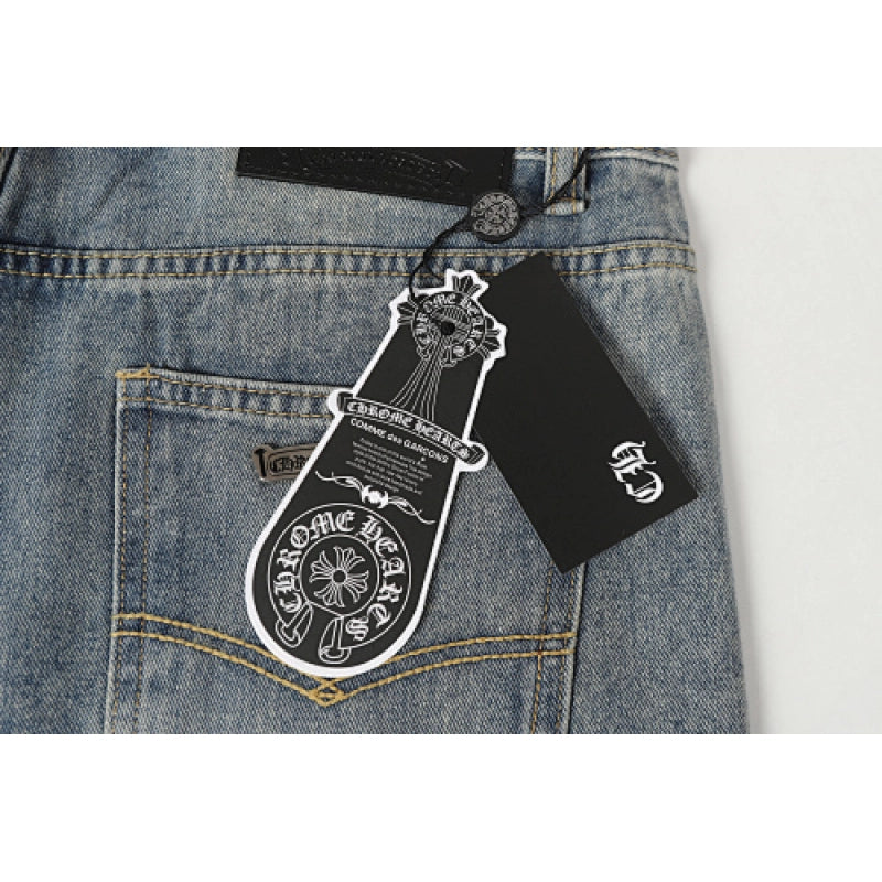 Chrome Hearts Jeans-N2811 Washed Blue – CHJ022
