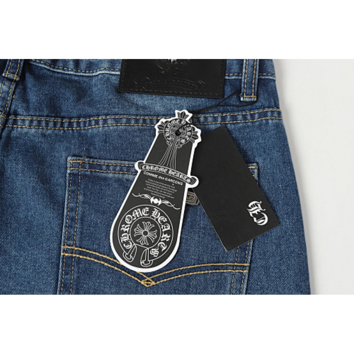 Chrome Hearts Jeans-N2816 Washed Blue – CHJ026