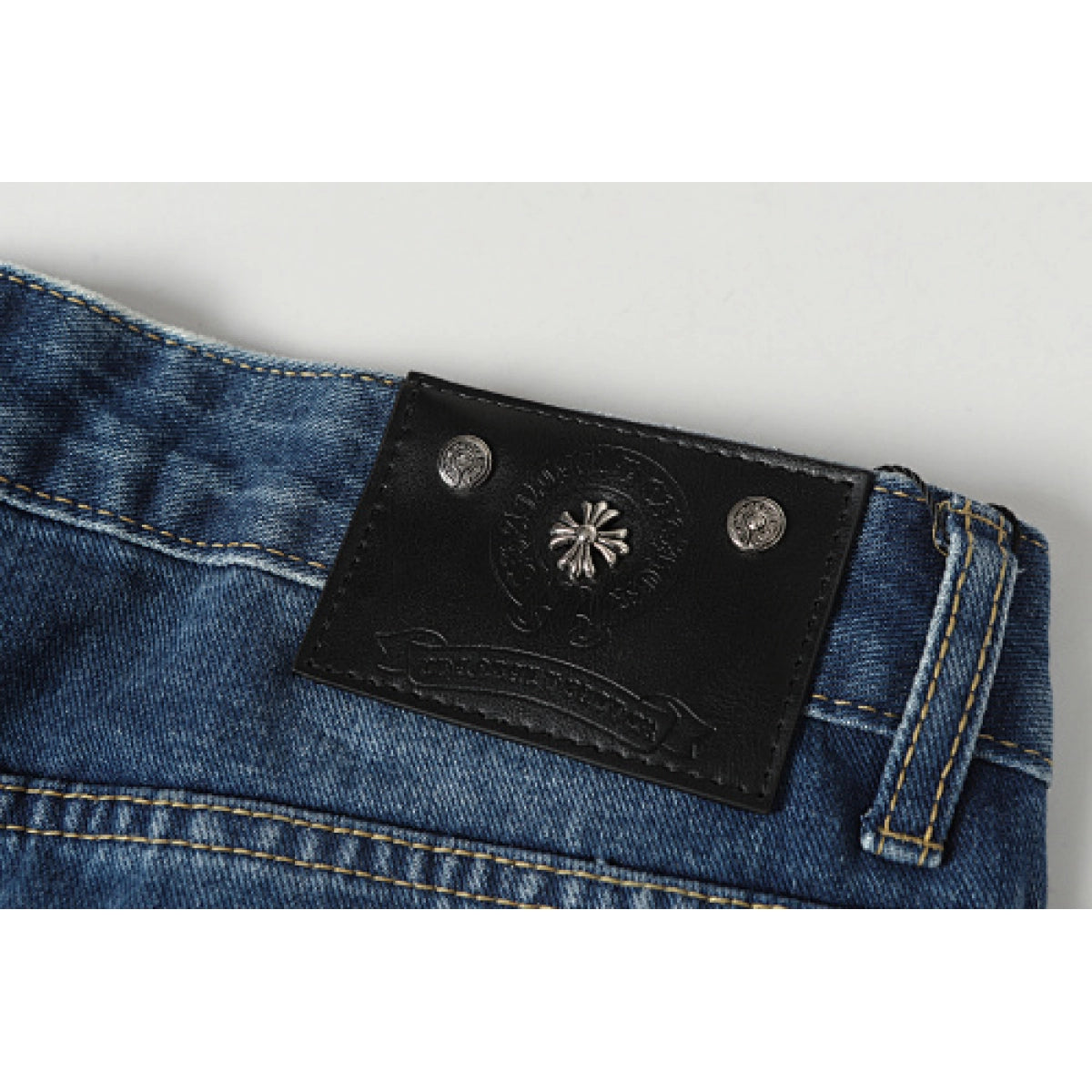 Chrome Hearts Jeans-N2816 Washed Blue – CHJ026