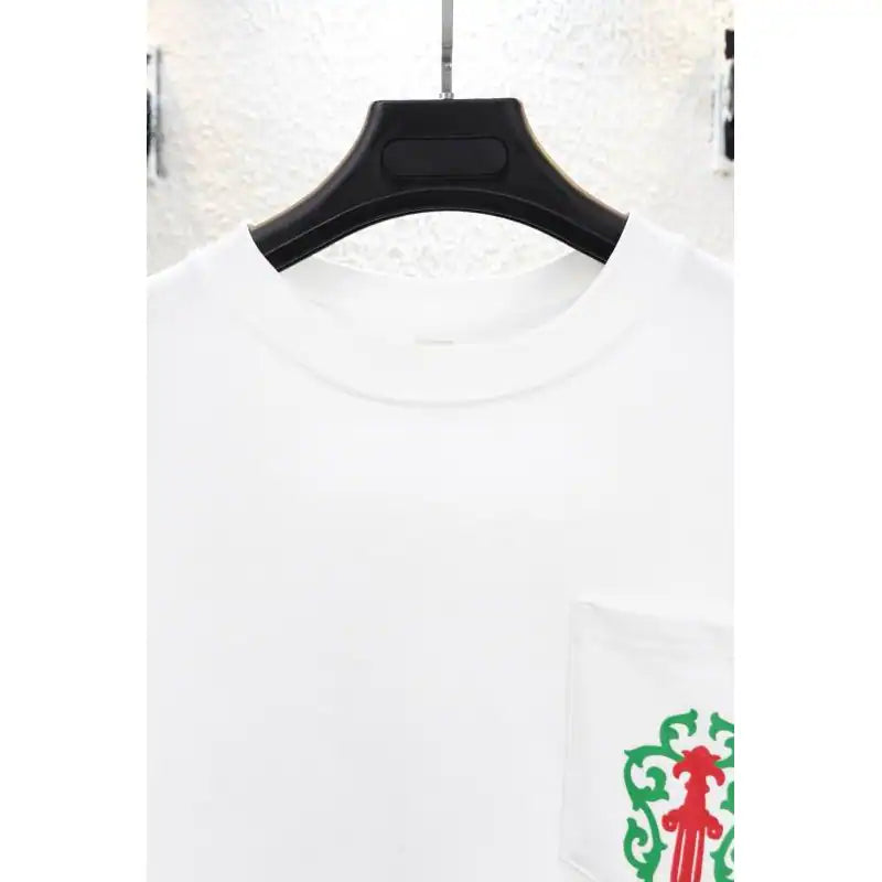 Chrome Hearts LA Exclusive Dagger Logo Long Sleeve White Tshirt – CHK048