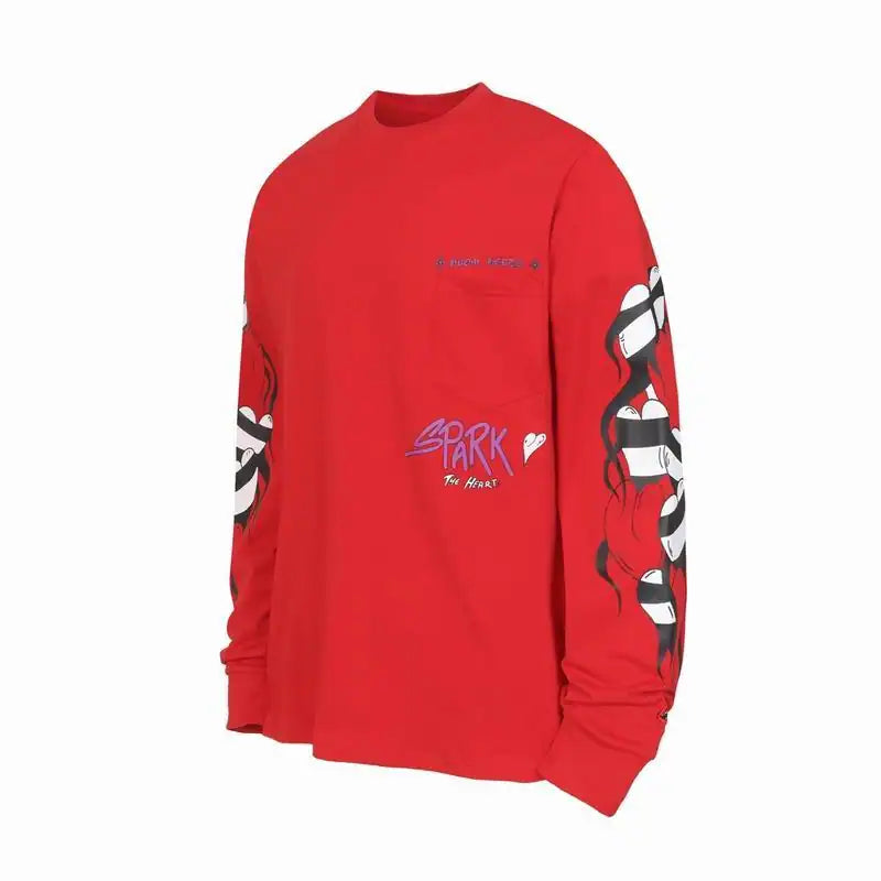 Chrome Hearts Matty Boy Sadistic Lipstick Long Sleeve Red – CHK035