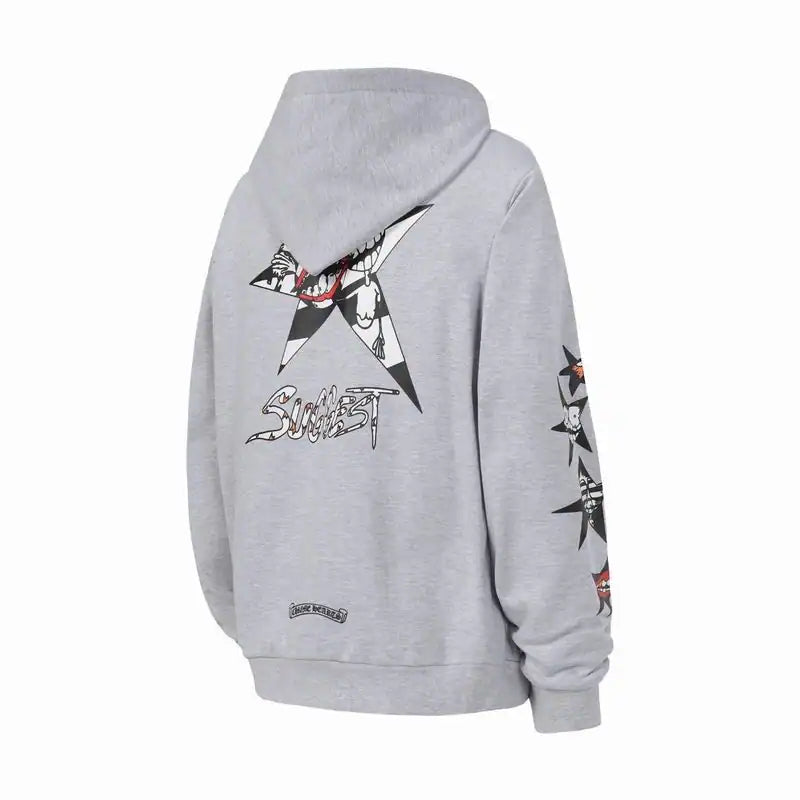 Chrome Hearts Matty Boy Suggest Hoodie Grey – CHK016