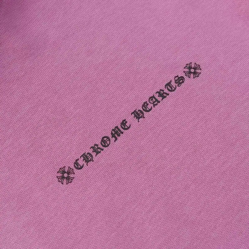 Chrome Hearts Mattyboy Cemetery Cross Hoodie Purple Pink – CHK034