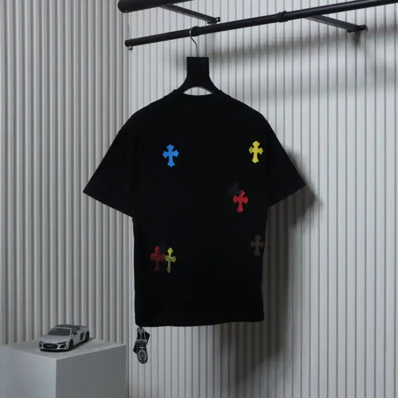 Chrome Hearts Painted Cross T-shirt Black – CHS005
