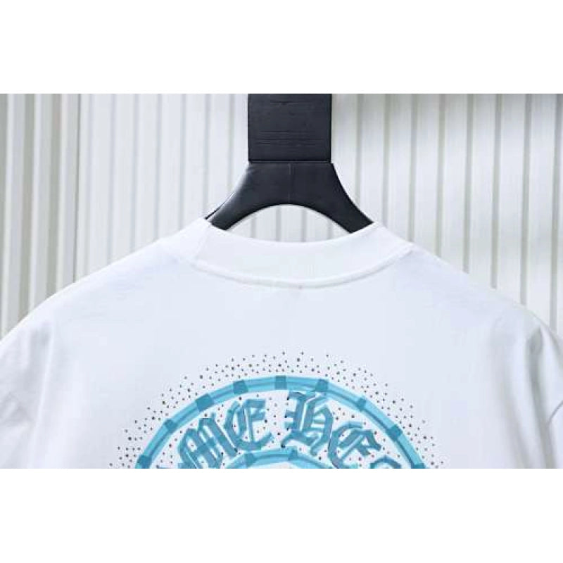 Chrome Hearts Rhinestone Horseshoe T-Shirt White – CHS103