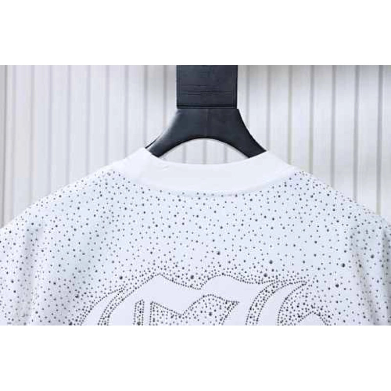 Chrome Hearts Sanskrit Rhinestone T-Shirt White – CHS100