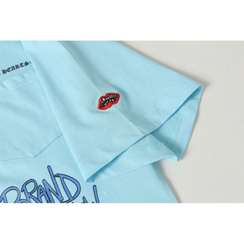 Chrome Hearts T-Shirt Blue – CHS098
