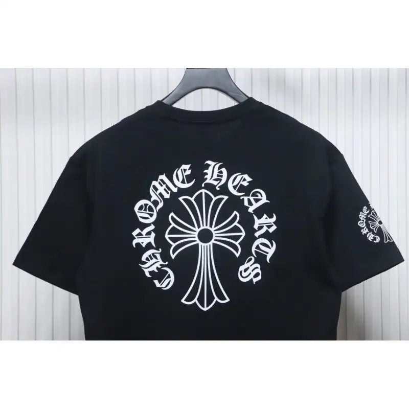 Chrome Hearts T-shirt CH Collar Sanskrit Black – CHS014