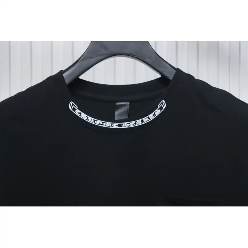 Chrome Hearts T-shirt CH Collar Sanskrit Black – CHS014