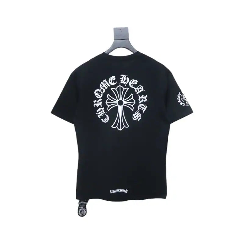 Chrome Hearts T-shirt CH Collar Sanskrit Black – CHS014