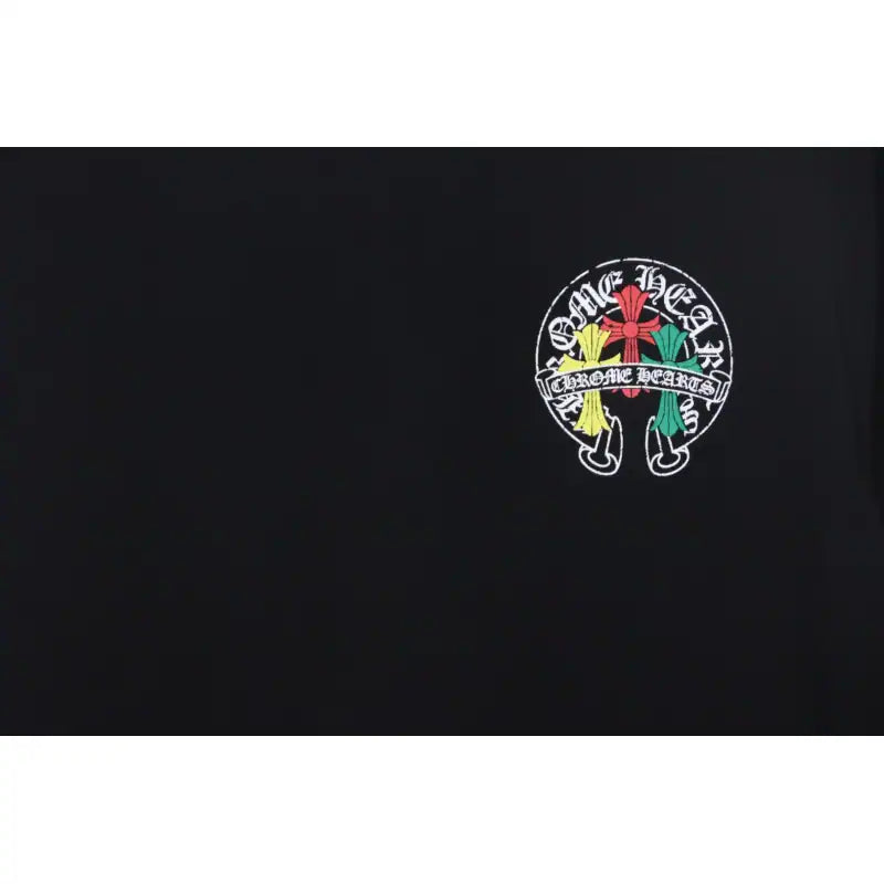 Chrome Hearts Tricolor Cross Horseshoe Print T-shirt Black – CHS011