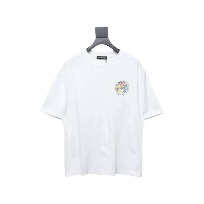 Chrome Hearts Tricolor Cross Horseshoe Print T-shirt White – CHS012