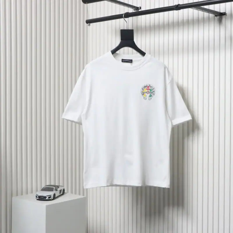 Chrome Hearts Tricolor Cross Horseshoe Print T-shirt White – CHS012