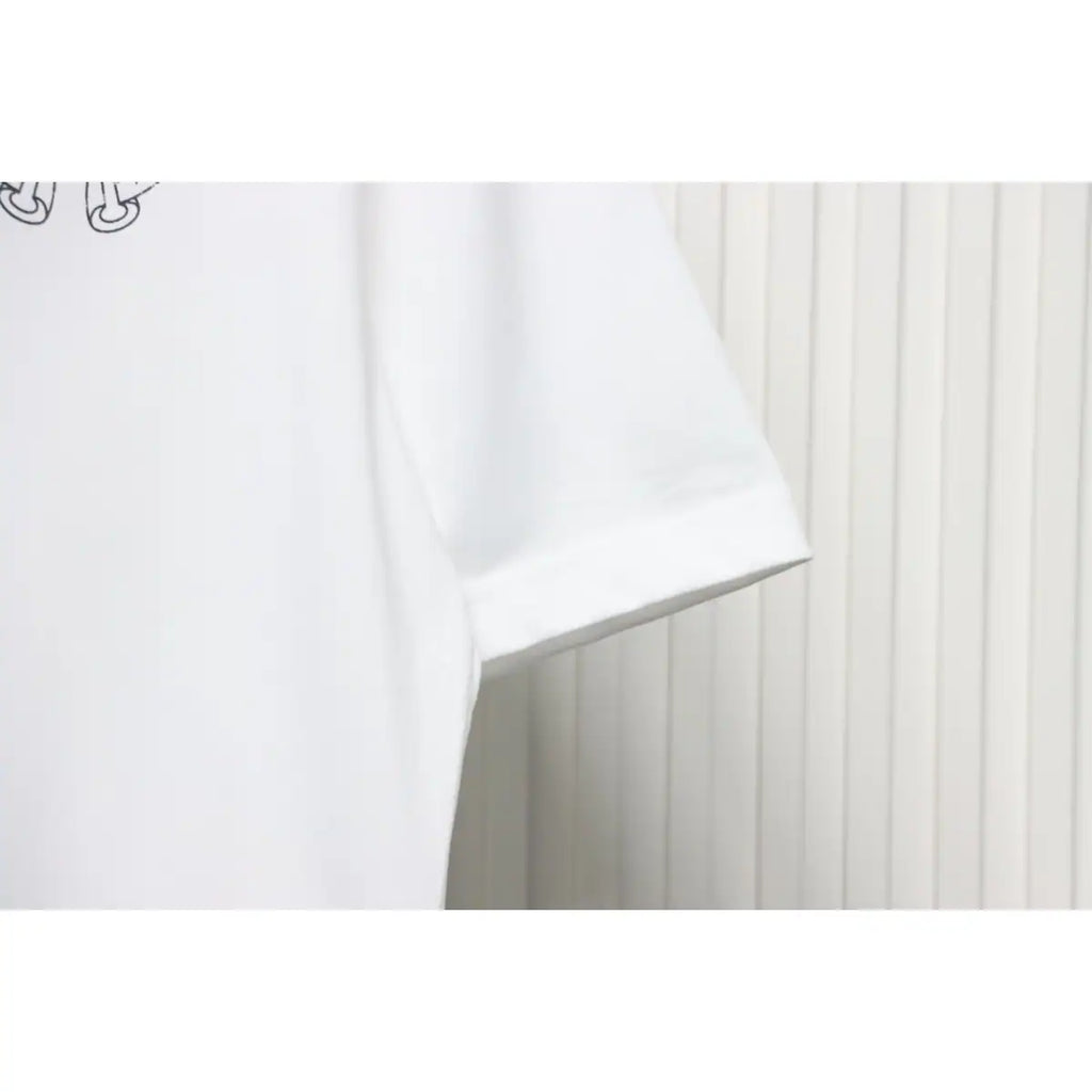 Chrome Hearts Tricolor Cross Horseshoe Print T-shirt White – CHS012