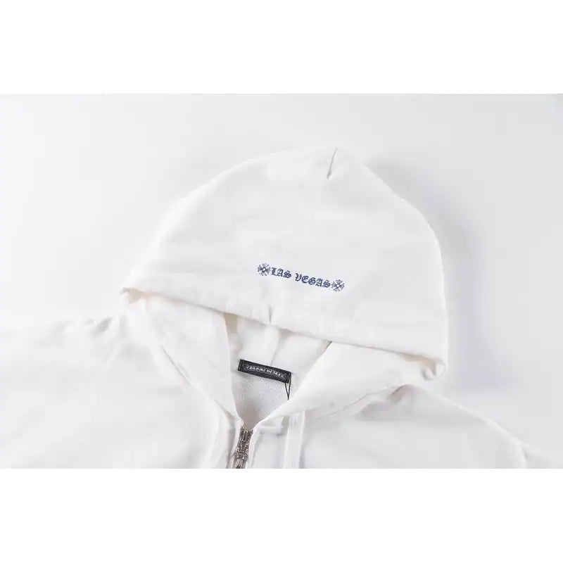 Chrome Hearts x Rolling Stones Tongue & Lips Dagger Zip Up Hoodie – CHK042