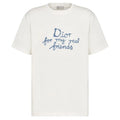 DI0R AND HYLTON NEL T-SHIRT, RELAXED FIT WHITE COTTON JERSEY – DOT050