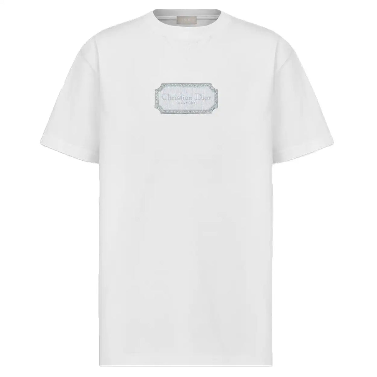 DI0R EMBROIDERED LOGO TSHIRT IN WHITE – DOT052