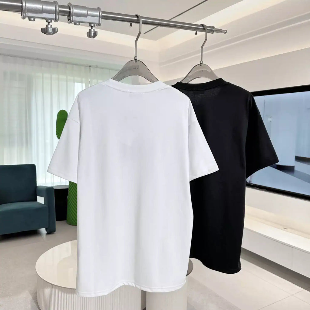 DI0R EMBROIDERED LOGO TSHIRT IN WHITE – DOT052