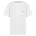 DIOR COUTURE T-SHIRT, RELAXED FIT WHITE TERRY COTTON  – DOT038