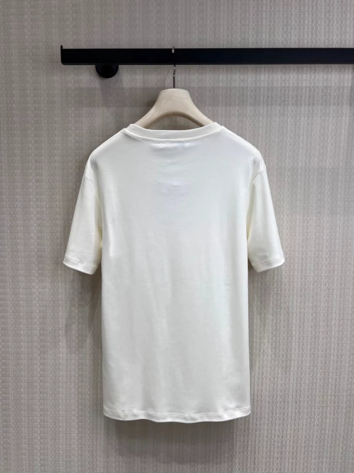 DIOR D-STRIPE COTTON JERSEY T-SHIRT – DOT073