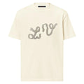 EMBELLISHED SHORT-SLEEVED COTTON CREWNECK IN WHITE – LVTS134