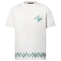 EMBELLISHED SHORT SLEEVED CREWNECK IN WHITE – LVTS098