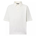 EMBROIDERED SHORT-SLEEVED COTTON BLEND POLO SHIRT IN WHITE – LVTS141