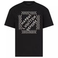 EMBROIDERED SIGNATURE COTTON T-SHIRT IN BLACK – LVTS121