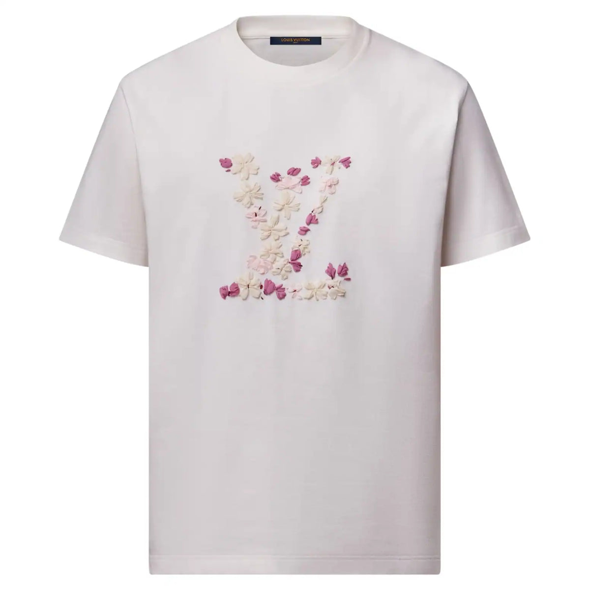 EMBROIDERED T-SHIRT IN WHITE – LVTS096
