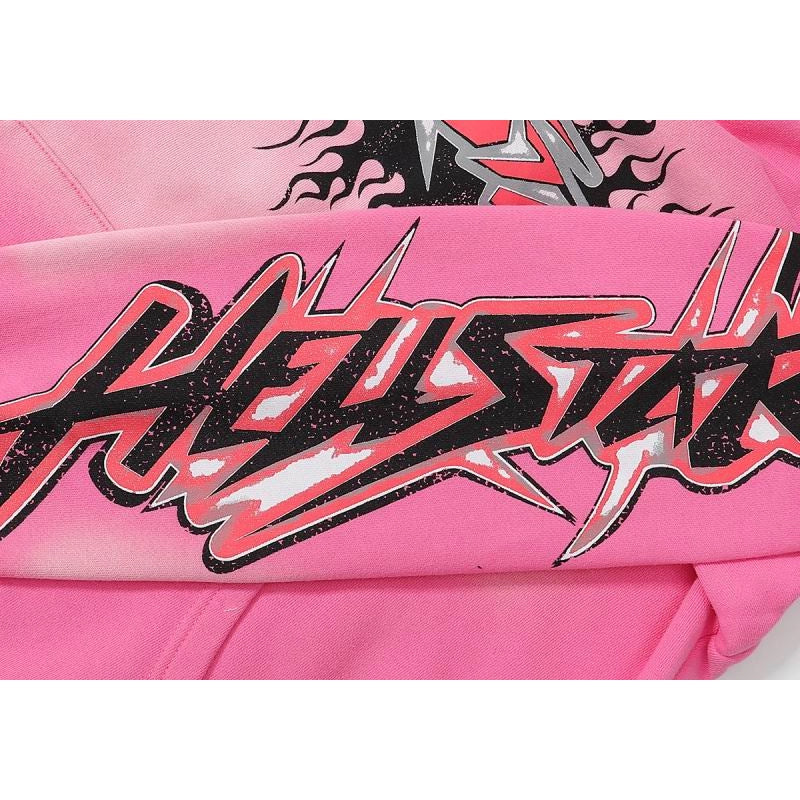 Hellstar Grey Future Flame Hoodie – HHD026