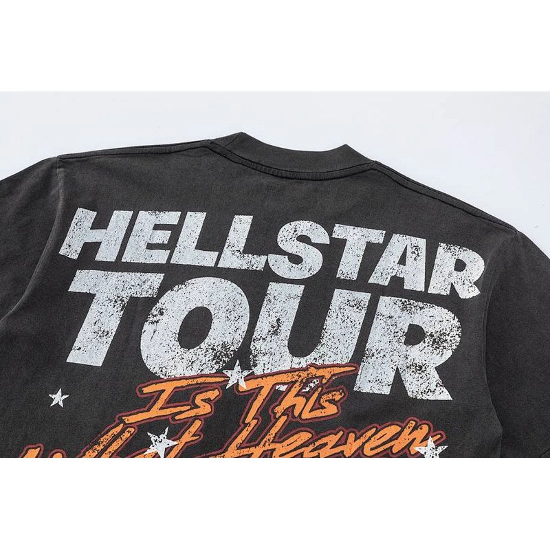 Hellstar T-Shirt Black Orange – HTS063