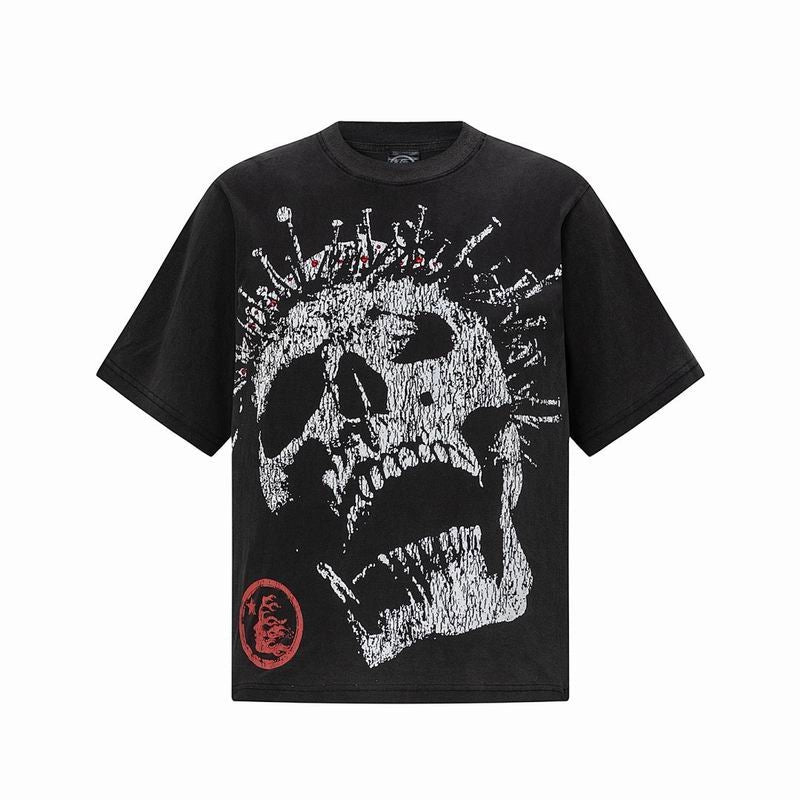 Hellstar T-Shirt Black Skull – HTS062