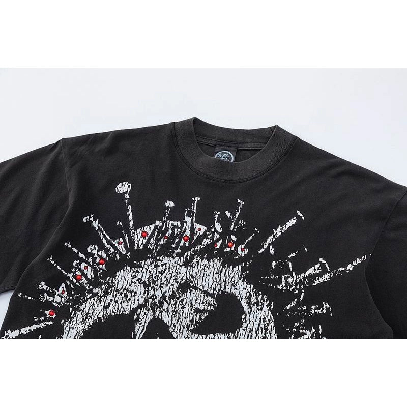 Hellstar T-Shirt Black Skull – HTS062