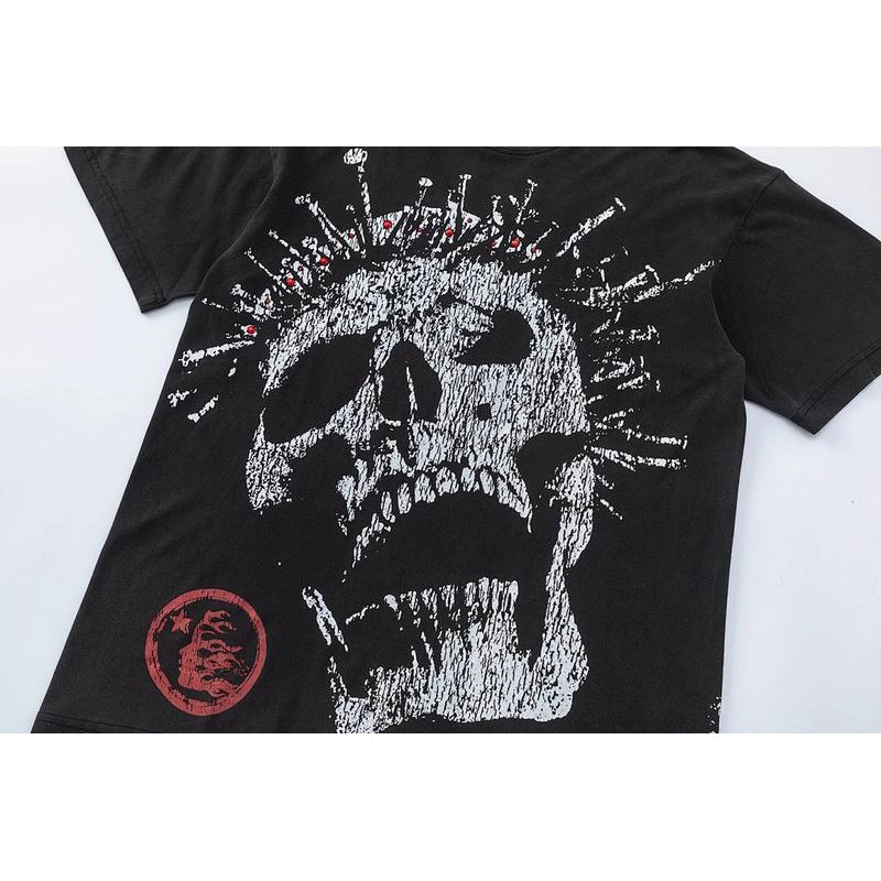 Hellstar T-Shirt Black Skull – HTS062
